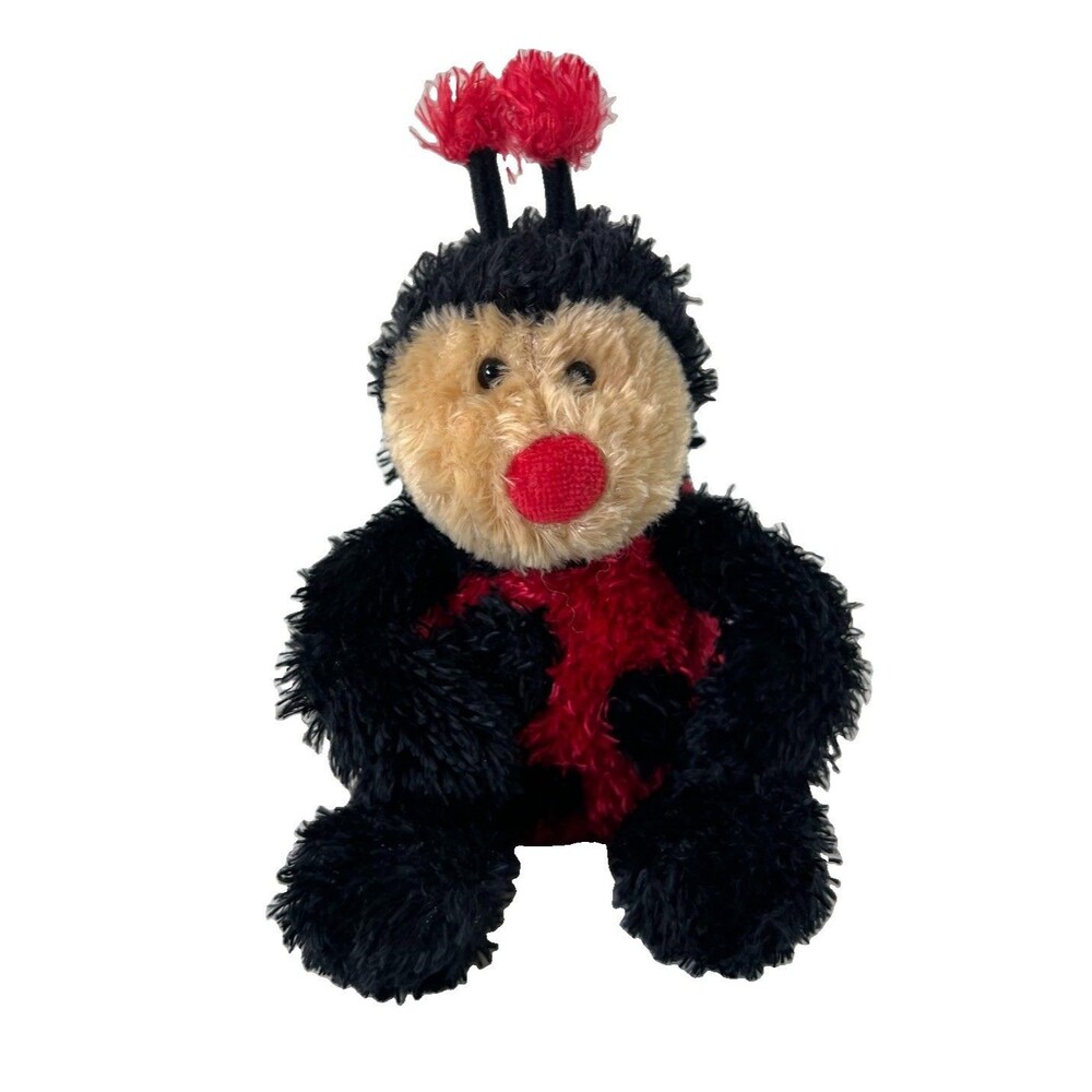 VINTAGE RARE Jellycat Leila Ladybug Tot Bunglie Stuffed Animal Plush Retired 7”